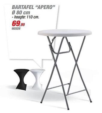 Hubo Bartafel apero aanbieding