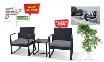 Hubo Tuinset balcone aanbieding