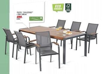 Hubo Tafel salerno aanbieding