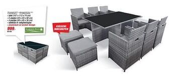 Hubo Tuinset pinosol aanbieding