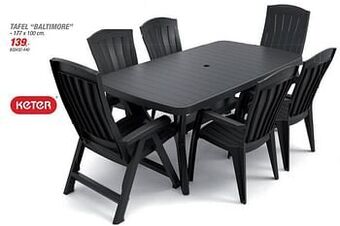 Hubo Tafel baltimore aanbieding