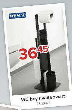 Euroshop Wc Boy Rivalta Zwart aanbieding