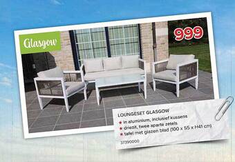 Euroshop Loungeset Glasgow aanbieding