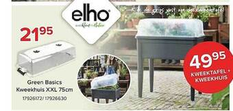 Euroshop Green Basics Kweekhuis Xxl 75 Cm aanbieding