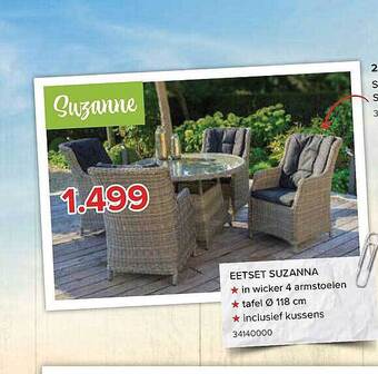 Euroshop Eetset Suzanna aanbieding