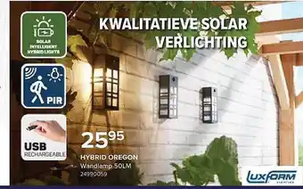 Hybrid Oregon Wandlamp