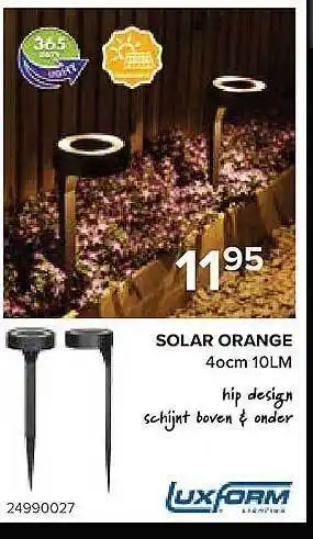 Euroshop Solar Orange 40cm 10llm aanbieding