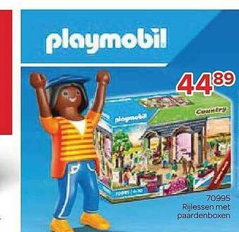 Euroshop Playmobil Rijlessen Met Paardenboxen aanbieding