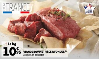 Auchan Viande bovine: piece a fondue aanbieding