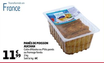 Panes de poisson auchan