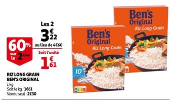 Riz long grain ben's original