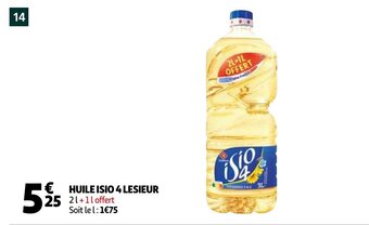Auchan Huile isio 4 lesieur aanbieding