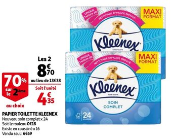 Papier toilette kleenex