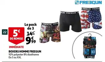 Auchan Boxers homme freegun aanbieding