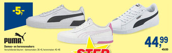 Makro Puma dames- en herensneakers aanbieding