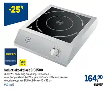 Inductiekookplaat GIC3500