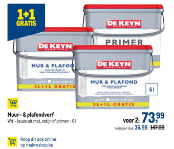 Makro Muur- & plafondverf aanbieding