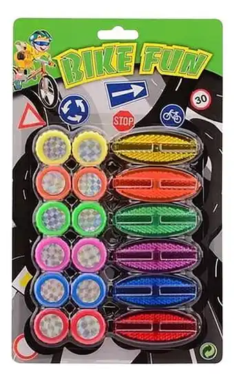 Dreamland Bike Fun spaakreflectoren - 18 stuks aanbieding
