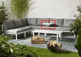 Bijzettafel Selecta modulair wit
