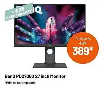 Kamera Express Benq pd2705q 27 inch monitor aanbieding