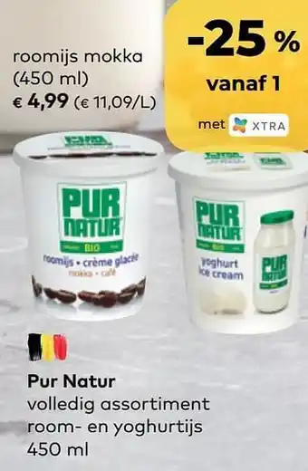 Bio Planet Pur natur roomijs mokka aanbieding