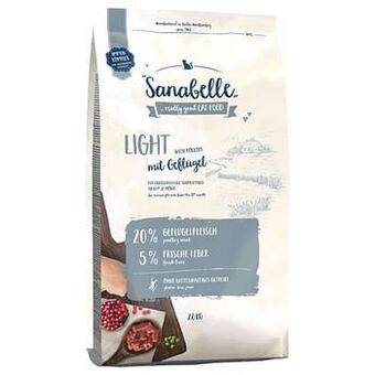 Zooplus 2x10kg Light Sanabelle Kattenvoer aanbieding