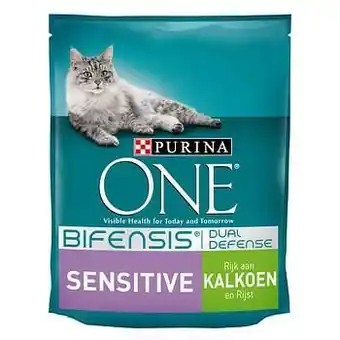 Zooplus 3kg Sensitive Purina One Kattenvoer aanbieding