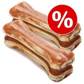 Zooplus Fijne Kauwbotten 3 x 15 cm Eend Lukullus Hondensnacks aanbieding