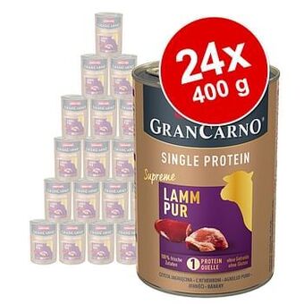Zooplus 24x400g Adult Single Protein Supreme Puur Paardenvlees Animonda GranCarno Hondenvoer aanbieding