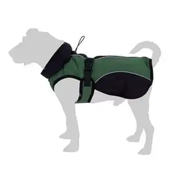 Zooplus ca. 50 cm ruglengte - Hondenjas Softshell Groen aanbieding