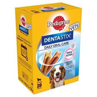Zooplus Pedigree Dentastix Dagelijkse Gebitsverzorging - Multipack (168 Stuks) Voor Kleine Honden (5-10 kg) aanbieding