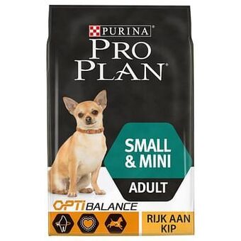 Zooplus 2x7kg Small & Mini Adult Optibalance Kip & Rijst Pro Plan Hondenvoer aanbieding