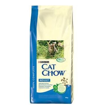 Zooplus 2x15kg Adult Zalm en Tonijn Cat Chow Kattenvoer aanbieding