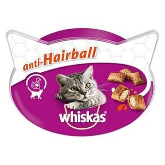 Zooplus 6x60g Anti-Hairball Whiskas Kattensnacks aanbieding