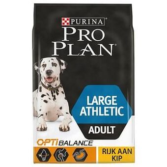 Zooplus 2x14kg Large Athletic Adult Optibalance Kip & Rijst Pro Plan Hondenvoer aanbieding