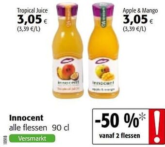 Colruyt Innocent alle flessen aanbieding