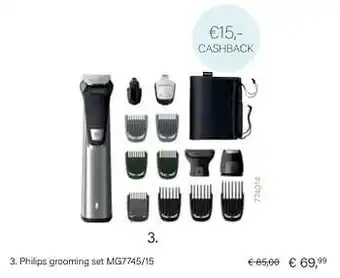 Multi bazar Philips grooming set mg7745-15 aanbieding