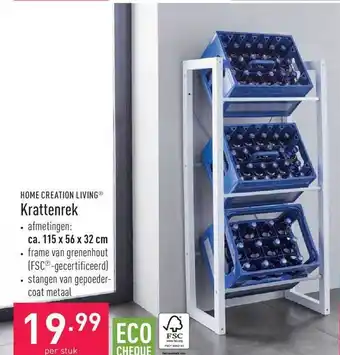 ALDI Home Creation Living Krattenrek aanbieding