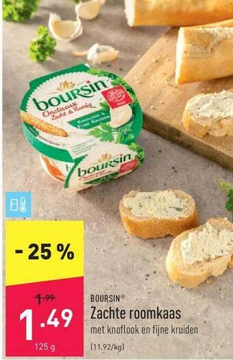 ALDI Boursin Zachte Roomkaas aanbieding