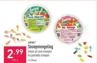 ALDI Swing Snoepmengeling aanbieding