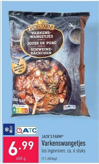 ALDI Jack's Farm Varkenswangetjes aanbieding