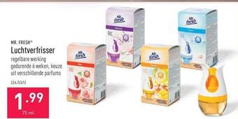 ALDI Mr. Fresh Luchtverfrisser aanbieding