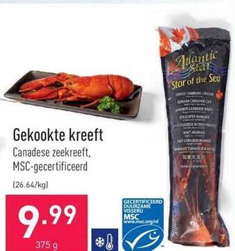 ALDI Gekookte Kreeft aanbieding