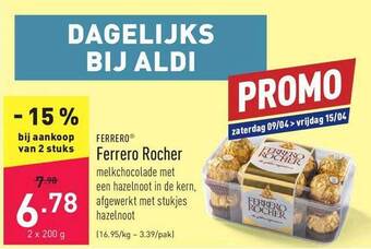 ALDI Ferrero Rocher aanbieding