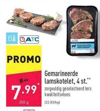 Gemarineerde Lamskotelet 4 St
