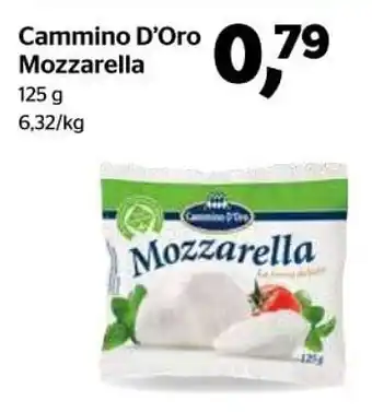 Spar Cammino d`oro mozzarella aanbieding