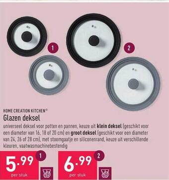 ALDI Glazen Deksel aanbieding