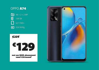 Base Oppo A74 aanbieding