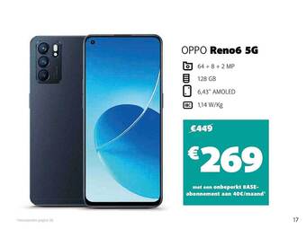 Base Oppo Reno6 5g aanbieding