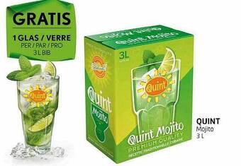 BelBev Quint Mojito aanbieding